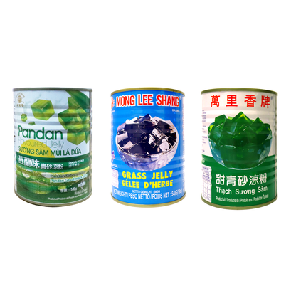 MLS GRASS JELLY 万里香凉粉 甜青砂味/斑斓味/爽滑原味